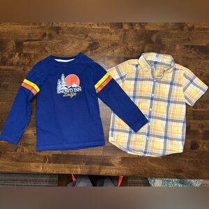 Janie and Jack boys size 6 shirts